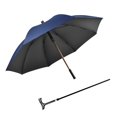 thumbnail image 3 of Parapluie à Canne Longue Poignée Polyvalente Confortable de Préhension Portable Cinq Bleu, 3 of 9