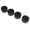 Black, variant on YAHHU 4pcs Speaker Isolation Feet Aluminum Alloy Reduce Vibration Spikes Pads Black Amplifier CD DVD Player HiFi Devices Retro Turntable Stand Bases Absorber Mat (1.5 inches / 38 mm)