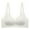 White Bras for Women, variant on SMihono Womens Wireless Bras Comfortable Push Up Bra Smooth V Neck Bralette Full Coverage Bras Seamless T Shirt Everyday Bras Beige XXL
