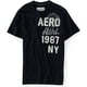 thumbnail image 1 of Aeropostale Hombres Aero Athl. Camiseta gráfica de 1987, negra, extragrande Aeropostale  Camiseta gráfica, 1 of 2