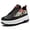 Black, variant on Kids Roller Shoes, Boys Girls Sneakers with Wheels, Become Sport Sneaker for Birthday Children Christmas Gift, Adjustable Roller Skates Suitable for Men Women