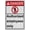 Warning Sign 3, variant on Industrial ANSI Horizontal Employee Wash Hands Sign - 8"x12" Weatherproof, UV Resistant Plastic (For Indoor/Outdoor Workplace)