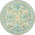 thumbnail image 3 of Moynesa 6'Round Boho Light Green Rug, Washable Small Circle Rugs for Bedroom,Nursery Circular Rug Girl, Soft Non-Slip Round Carpet for Kids Sunroom,Green, 3 of 7