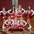 thumbnail image 4 of 4 Pack Cheerleading Pom Poms,metallic Cheer Pom Poms With Training Baton Handle, 4 of 5