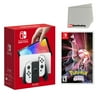 Nintendo Switch OLED Console White with Pokemon Shining Pearl and Screen Cleaning Cloth