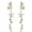 Gold, variant on Crystal Long Star Dangle Earrings for Women Girls 925 Sterling Silver Post Pin 14K Gold Plated Shiny Tassel CZ Stars Celestial Charms Drop Dangle Stud Lightweight Fashion Birthday