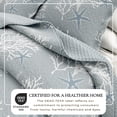 thumbnail image 2 of Coastal Quilt Set - Lightweight, Soft, All-Season - 2-Piece Reversible Bedding Set (Twin / Twin XL, Pearl Blue), 2 of 6