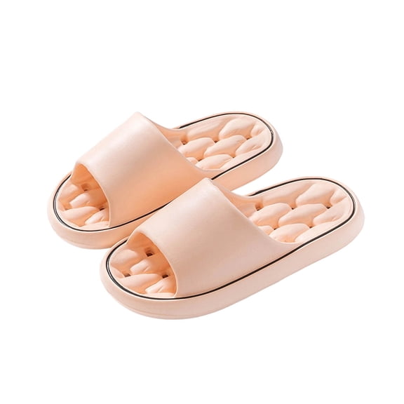 Gealkoca Women and Men Non Slip Bathroom Slippers Casual Summer House Bathroom Slide Sandals Slippers Thick-Soled Home Indoor