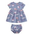thumbnail image 2 of Hello Kitty Baby Girl Viscose French Terry Dress and Panty Set, Sizes 0-24 Months, 2 of 5
