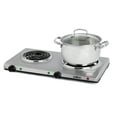 thumbnail image 4 of Salton Plaque de Cuisson Double en Acier Inoxydable THP528, 4 of 6