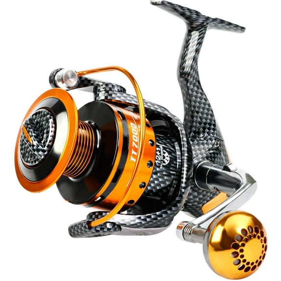 Sougayilang Fishing Reel 12+1BB Carbon Spinning Reels Saltwater & Freshwater
