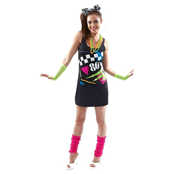 Orion Costumes I Love the 80s Dress Adult Costume X-small Female