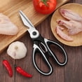 thumbnail image 4 of Tijeras de cocina - Tijeras de cocina Tijeras para alimentos de acero inoxidable de alta resistencia para cortar carne, pescado y aves de corral Utilidad multiusos, 4 of 5