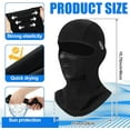 thumbnail image 2 of 3PCS Balaclava Face Mask with Glasses Holes for Men Women Summer Cooling Shiesty Mask Sun UV Protection for Motorcycle Work Ski, 2 of 8