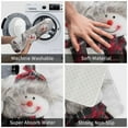 thumbnail image 4 of Daiia Christmas Snowman With Hat Front Door Mat, Heavy Duty Durable Welcome Mat for Outdoor Indoor, Dirt Trapper Waterproof Super Absorbent Door Mat, 16" x 24", 4 of 9