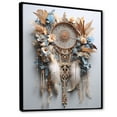 thumbnail image 2 of Designart "Serene Beige And Blue Dreamcatcher" Dream catcher Floater Framed Canvas Prints, 2 of 5
