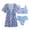czb# Purple320, variant on Huowey Baby Toddler Swimwear 3 Piece Cute Cartoon Print Drawstring Bikini Set Round Neck Fashionable High Waist Brief Separates Short Sleeve Cover Up Cardigan Beachwear Summer Swimsuit,Pink,5-6 Years