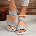 thumbnail image 5 of Ruyang Ladies Casual Stretchy Slope Bottom Roman Shoes Summer Fashion Ladies Mesh Sandals Tie Sandals for Women, 5 of 8