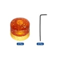 thumbnail image 3 of Uxcell Dome Knobs Guitar Knob 6mm Flake Glitter Brown Plastic Volume Tone Control with Inner Hexagon Spanner 2 Pack, 3 of 6