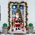 thumbnail image 3 of Cheapark 35 X 72 Inch Christmas Door Cover Curtain - Festive Printed Decor, Vibrant Door & Wall Accent for Christmas Day Parties Indoor Outdoor Home Celebrations, 3 of 6