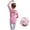 Pink, variant on Toddler Winter Fleece Leotards for Girls Long Sleeve Gymnastic Bow Tie Back Ballet Dance Outfits for Kids Size 3-11Y