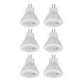 thumbnail image 1 of 6Pcs MR11 LED Light Bulb 4W GU4 Dual Pin Bulb Dimmable 360lm Lamp for Walkway Garden Landscape Areas 220V, 1 of 4