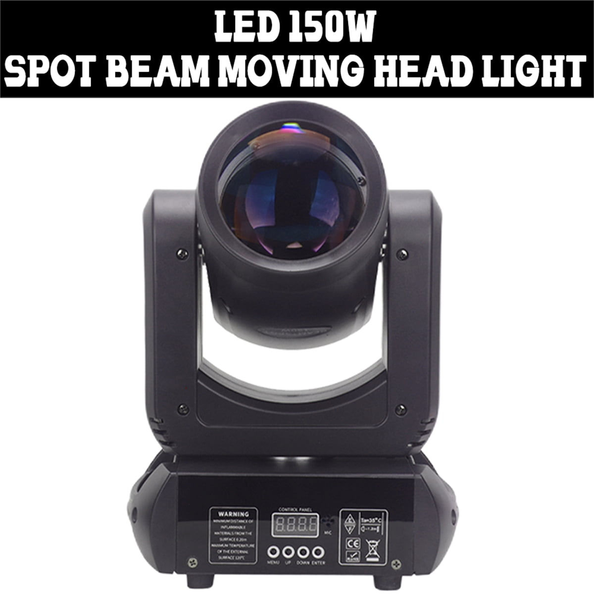1Pcs Mini 150W LED Moving Head Light Beam Spot Prisms Dj Dmx Stage Light Effect Disco Dj Bar Wedding KTV