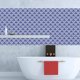 thumbnail image 3 of Decoración de pegatinas para azulejos, patrón de flores retro, pegatinas para azulejos DIY, pegatinas para suelo, funcionalidad de alta precisión, 3 of 11