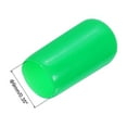 thumbnail image 3 of Uxcell Rubber End Caps Vinyl Round End Cap Cover Screw Thread Protectors for Screw 200Pcs Green 9mm, 3 of 5