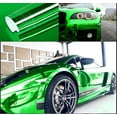 thumbnail image 4 of Chrome Mirror Vinyl Film Wrap Sticker Decal Stretchable Reflective Free Tool Kit (Green, 96" x 60" / 8FT x 5FT), 4 of 4
