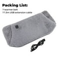 thumbnail image 4 of Winter Plush Heating Belt, Heating Pad for Period Cramps, 3-in-1 USB Electric Heating Pad  for Period Cramps, Back, Abdomen, 3-Level Electric Waist Belt,Gifts for Women, 4 of 16