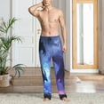 thumbnail image 6 of Haiem Red And Blue Fire Dragon Men's Pajama Pants Ultra Lightweight Pjs Bottoms Sleepwear Bottom Pants With Pocket Drawstring-X-Large, 6 of 7