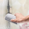 thumbnail image 5 of 2 Pack Damp Clean Duster Sponge, Magical Dust Scrub Sponge Lock Dust, No Dust Flying and Spreading, Duster for Scrub Blinds, Glass, Vents, Window Track and Grooves(Grey), 5 of 5