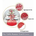 thumbnail image 4 of Chemin de Table Paillettes Or Rose pour Mariage/dcoration d'vnements 30 x 180cm (Rouge, 1), 4 of 4