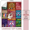 thumbnail image 5 of Social Worker Gifts for Women, Social Worker Gift Blanket for Christmas Birthday, Appreciation Graduation Gifts for BSW, MSW, DSW, Social Worker Office Decor Throw Blanket 50"X60" Inch, 5 of 6