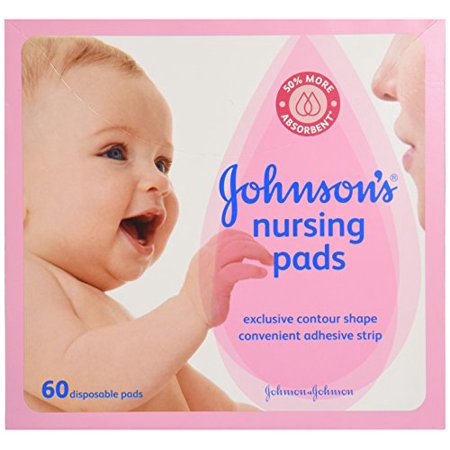 4 Pack - Johnson's Baby Nursing Contour Pads, 60 Count Each