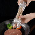 thumbnail image 4 of Color pepper mill, prickly ash, coarse salt seasoning, plastic grinder, ceramic grinding coretransparent, 4 of 5