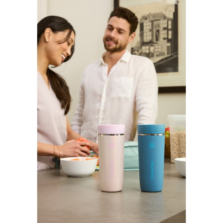 ThermoFlask 16 oz Insulated Travel Mug, Shaded Teal photo 6