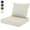 Beige, variant on Topchances 22x22 Inch Outdoor Cushions for Patio Furniture, Waterproof Outdoor Chair Cushions Waterproof Fade-Resistant Deep Seat Sofa Pads Replacement, Navy