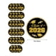 thumbnail image 3 of Set de vajilla para fiesta de graduación en oro negro 2026 - Platos de papel desechables, vasos y servilletas - Decoración temática de la celebración de graduación para adultos, enhorabuena al, 3 of 6