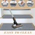 thumbnail image 6 of 10-Pack Non-Slip Stair Treads | 21.6"x7.4" Indoor Carpet Runners | Self-Adhesive & Washable | Dark Gray/Brown Polyester | Pet & Kid Safe | 55x19cm Each, 6 of 7