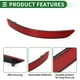 thumbnail image 4 of Reflector de Parachoques Único Bargains No. 8VD945106/8V5945106A para Audi A3 2014-2016 Rojo 1 Pcs Derecho Trasero, 4 of 8