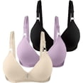 thumbnail image 2 of Soutien-gorge Sans Armatures Uni pour Femmes P-TTG, 2 of 3