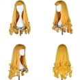 thumbnail image 3 of Peluca de Princesa de las Bellas Durmientes de Anime, Pelo y Amarillo para Mujer, Disfraz de Cosplay, Pelucas para Fiesta de Halloween, Pelo y Rizado, 3 of 5