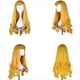 thumbnail image 3 of Peluca de Princesa de las Bellas Durmientes de Anime, Pelo y Amarillo para Mujer, Disfraz de Cosplay, Pelucas para Fiesta de Halloween, Pelo y Rizado, 3 of 5