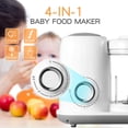 thumbnail image 2 of AMZBABYCHEF Baby Food Maker, 4 in 1 Baby Food Processor and Steamer, Puree Blender, Multifunctional Baby Puree Maker, Dishwasher Safe, White, 2 of 5