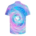 thumbnail image 3 of miqiqism Comfy Shirts Mens Short Sleeve Tops Tie Dye Blouses Botton Down Tee Top Shirt Casual Outfits Trendy Summer Clothings,02_Multicolor,3X-Large, 3 of 4