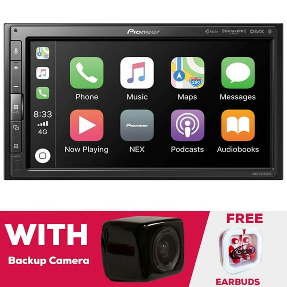 New Pioneer DMH-C2550NEX 6.8" Modular Chassis Multimedia Receiver with Backup Camera