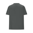 thumbnail image 6 of LMOIPLI Number 6 T-Shirt Unisex Short Sleeve Varsity Shirt Sports Team Jersey Crew Neck Fashionable Pullover Top Gray S, 6 of 6