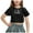 Black, variant on JoyHoop Girls Athletic Tank Tops Round Neck Basic Cute Dance Crop Tops for Kids